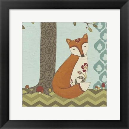 Framed Forest Whimsy III Print