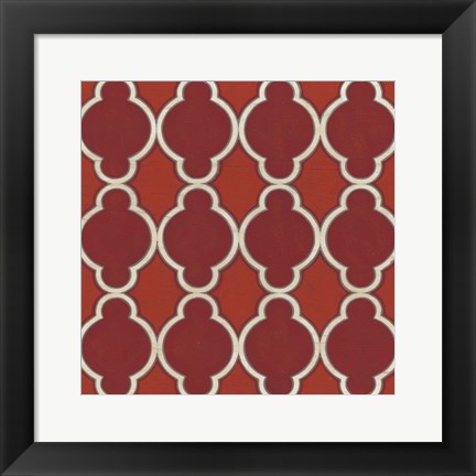 Framed Market Motifs VII Print