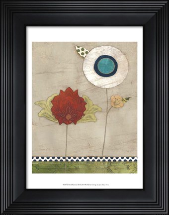Framed Petal Patterns III Print