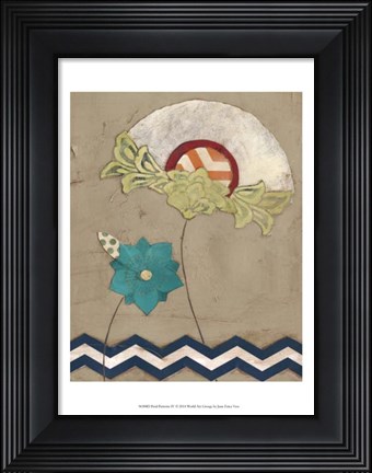 Framed Petal Patterns IV Print