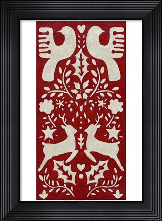 Framed Christmas Joy I Print