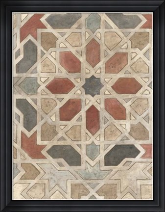 Framed Non-Embellished Marrakesh Design II Print