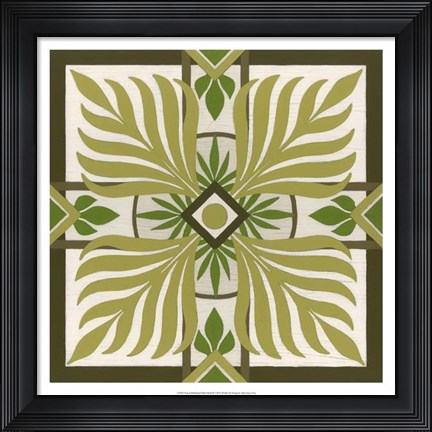 Framed Non-Embellished Palm Motif II Print