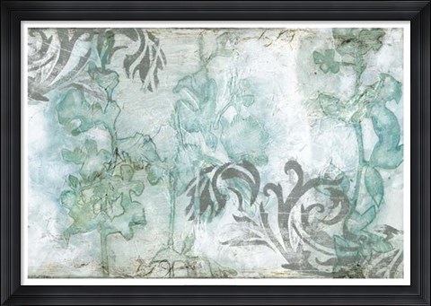 Framed Non-Embellished Flower Spray III Print