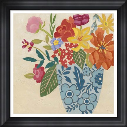 Framed Spring Blossoms I Print