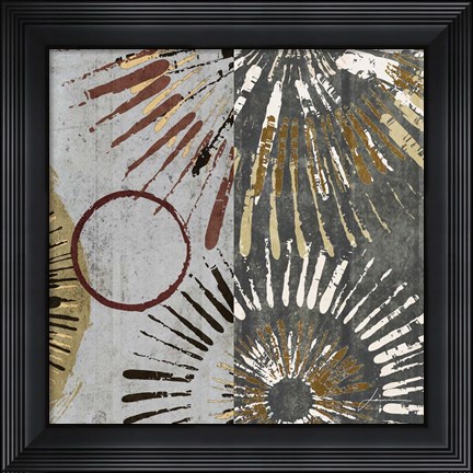 Framed Outburst Tiles II Print