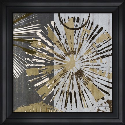 Framed Outburst Tiles III Print