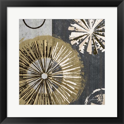 Framed Outburst Tiles IV Print