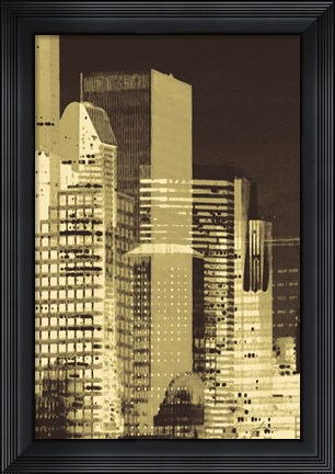 Framed Nightline I Print