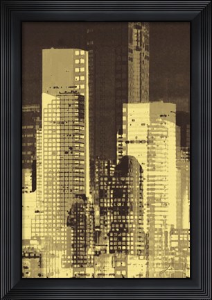 Framed Nightline III Print