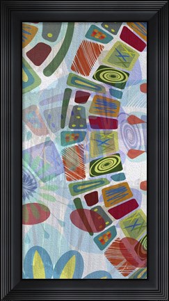 Framed Midway Panels III Print