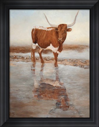 Framed Looking Glass Print