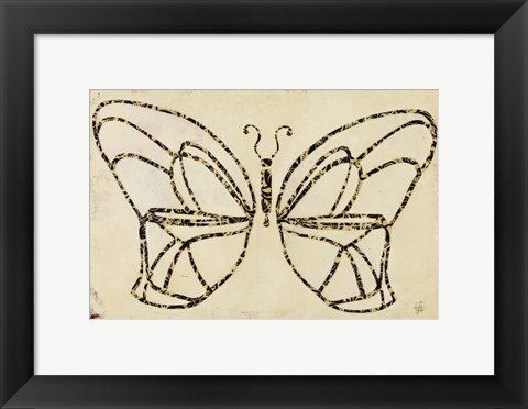 Framed Butterfly Armature Print