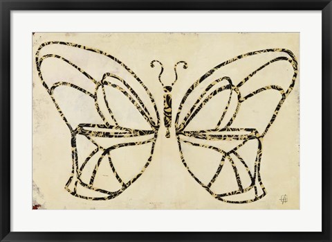 Framed Butterfly Armature Print