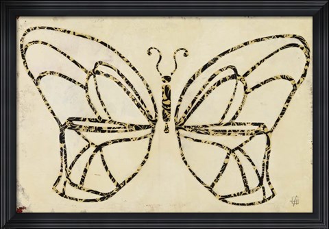 Framed Butterfly Armature Print