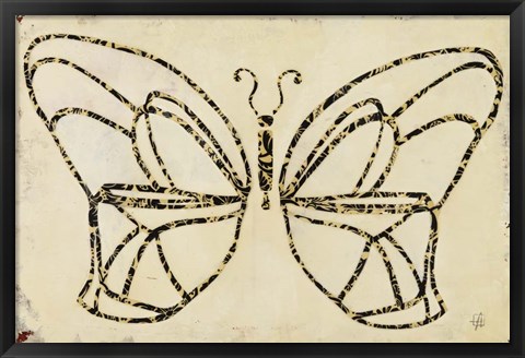 Framed Butterfly Armature Print