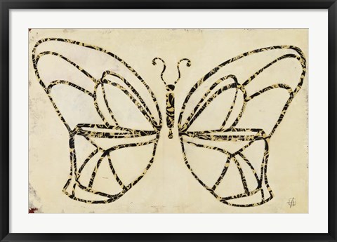 Framed Butterfly Armature Print