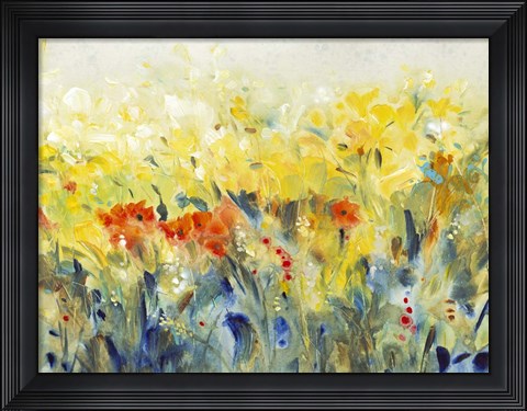 Framed Flowers Sway II Print