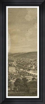 Framed Pastoral Panorama III Print
