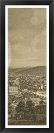 Framed Pastoral Panorama III Print