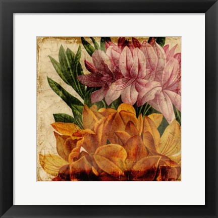 Framed Vibrant Floral II Print