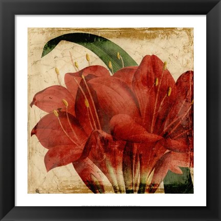 Framed Vibrant Floral VIII Print
