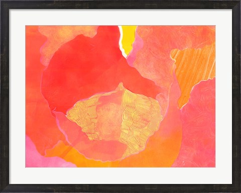 Framed Cabbage Rose II Print