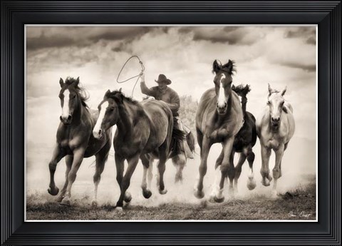 Framed Chase I Print