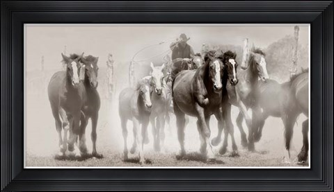 Framed Chase III Print