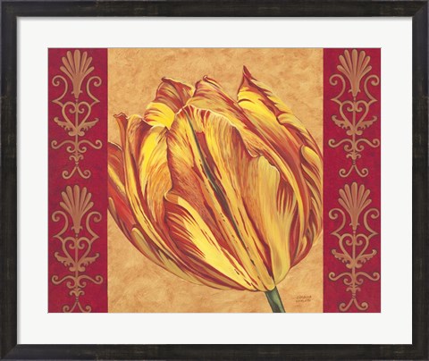 Framed Tulip Power I Print