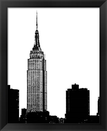 Framed NYC Skyline I Print