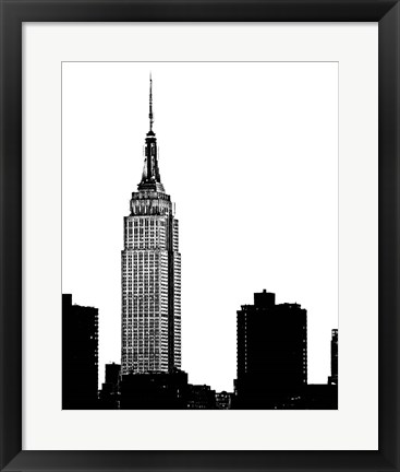 Framed NYC Skyline I Print