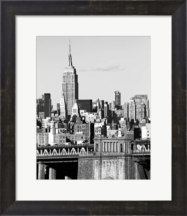 Framed NYC Skyline II Print