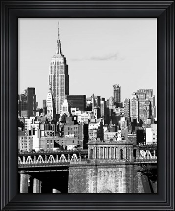 Framed NYC Skyline II Print
