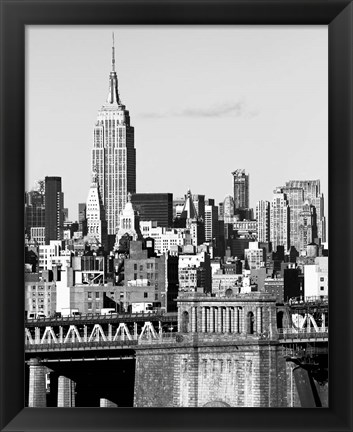 Framed NYC Skyline II Print