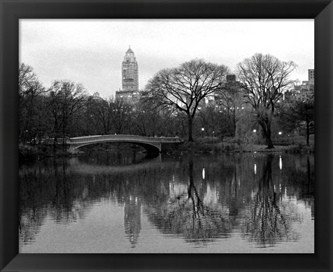 Framed NYC Skyline V Print