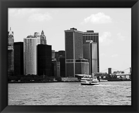 Framed NYC Skyline VII Print