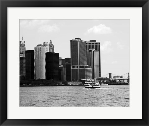 Framed NYC Skyline VII Print