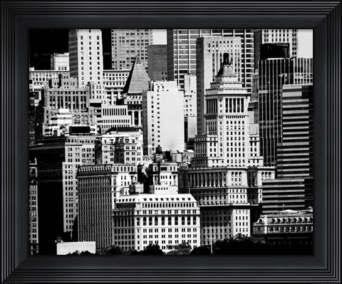 Framed NYC Skyline IX Print