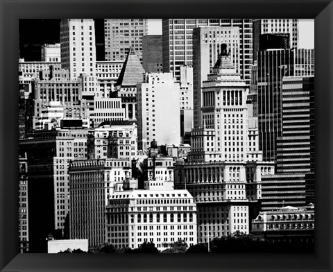 Framed NYC Skyline IX Print