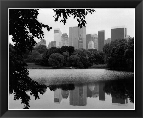 Framed NYC Skyline X Print