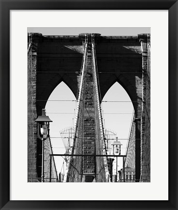 Framed Bridges of NYC II Print