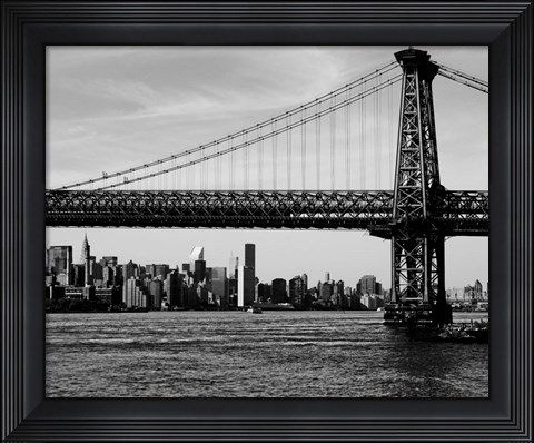 Framed Bridges of NYC IV Print