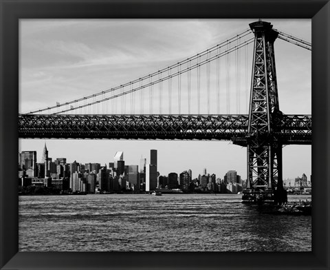 Framed Bridges of NYC IV Print