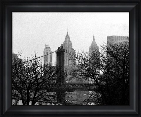 Framed Bridges of NYC V Print