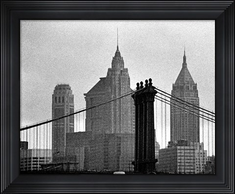 Framed Bridges of NYC VI Print