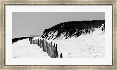 Framed Shore Panorama I Print