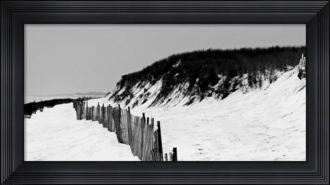 Framed Shore Panorama I Print