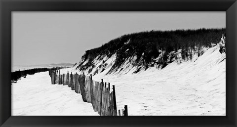 Framed Shore Panorama I Print