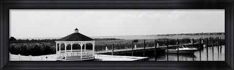 Framed Shore Panorama V Print
